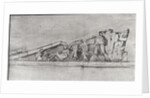 Study of the frieze from a pediment of the Parthenon by Jacques Carrey