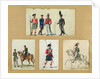 The uniforms of Scottish soldiers and Prussian, English, Hanoverian and Russian officers in 1814 by Pierre Antoine Lesueur