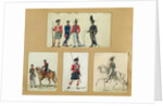 The uniforms of Scottish soldiers and Prussian, English, Hanoverian and Russian officers in 1814 by Pierre Antoine Lesueur