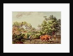American Farm Scenes, 19th century by Nathaniel Currier