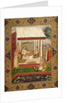 A Prince and Princess Listening to Music by Indian School