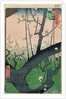 Branch of a Flowering Plum Tree by Ando or Utagawa Hiroshige
