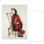 Woman Spinning, Qianlong Period by School Chinese