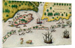 The Arrival of the English in Virginia by Theodor de Bry