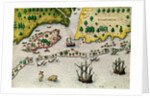 The Arrival of the English in Virginia by Theodor de Bry