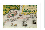 The Arrival of the English in Virginia by Theodor de Bry