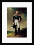 Portrait of Alexander I 1814 by Francois Pascal Simon Baron Gerard