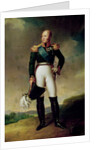 Portrait of Alexander I 1814 by Francois Pascal Simon Baron Gerard