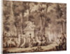The Jardin des Tuileries in 1808 by Jean Pierre Norblin