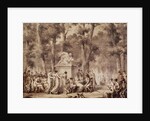 The Jardin des Tuileries in 1808 by Jean Pierre Norblin