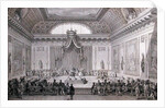 Assemblee des Notables Presided over by Louis XVI 1787 by Jean Michel the Younger Moreau