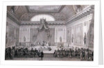 Assemblee des Notables Presided over by Louis XVI 1787 by Jean Michel the Younger Moreau