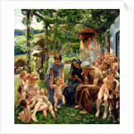 The Evening, right panel from the triptych 'The Golden Age', 1901 by Leon Henri Marie Frederic