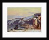 Hillside at Croisset under snow by Joseph Delattre