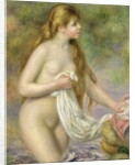 Bather with Long Hair, c.1895 by Pierre Auguste Renoir