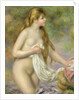 Bather with Long Hair, c.1895 by Pierre Auguste Renoir