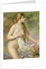 Bather with Long Hair, c.1895 by Pierre Auguste Renoir