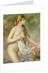 Bather with Long Hair, c.1895 by Pierre Auguste Renoir
