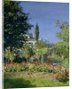 Flowering Garden at Sainte-Adresse, c.1866 by Claude Monet