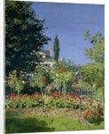 Flowering Garden at Sainte-Adresse, c.1866 by Claude Monet