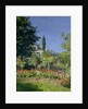 Flowering Garden at Sainte-Adresse, c.1866 by Claude Monet