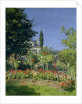 Flowering Garden at Sainte-Adresse, c.1866 by Claude Monet