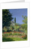 Flowering Garden at Sainte-Adresse, c.1866 by Claude Monet