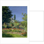 Flowering Garden at Sainte-Adresse, c.1866 by Claude Monet