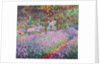 The Artist's Garden at Giverny, 1900 by Claude Monet