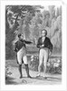 Meeting Between Napoleon I and Benjamin Constant de Rebecque from 'Memoires d'Outre-Tombe' by Francois Rene Viscount of Chateaubriand by Felix Philippoteaux