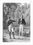 Meeting Between Napoleon I and Benjamin Constant de Rebecque from 'Memoires d'Outre-Tombe' by Francois Rene Viscount of Chateaubriand by Felix Philippoteaux