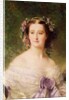 Empress Eugenie and her Ladies in Waiting, detail of the Empress, 1755 by Franz Xaver Winterhalter
