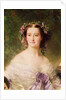 Empress Eugenie and her Ladies in Waiting, detail of the Empress, 1755 by Franz Xaver Winterhalter