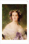 Empress Eugenie and her Ladies in Waiting, detail of the Empress, 1755 by Franz Xaver Winterhalter