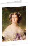 Empress Eugenie and her Ladies in Waiting, detail of the Empress, 1755 by Franz Xaver Winterhalter
