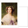 Empress Eugenie and her Ladies in Waiting, detail of the Empress, 1755 by Franz Xaver Winterhalter