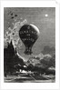 Frontispiece to 'Five Weeks in a Balloon' by Jules Verne by Edouard Riou