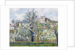 The Vegetable Garden with Trees in Blossom, Spring, Pontoise, 1877 by Camille Pissarro