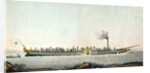 The Charles-Philippe, the first steamboat launched on the Seine, 20th August 1816 by Philibert Louis Debucourt