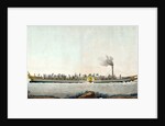 The Charles-Philippe, the first steamboat launched on the Seine, 20th August 1816 by Philibert Louis Debucourt