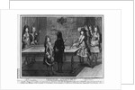 Louis XIV playing billiards by Antoine Trouvain