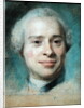 Portrait of Jean Le Rond d'Alembert 1753 by Maurice Quentin de la Tour