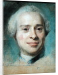 Portrait of Jean Le Rond d'Alembert 1753 by Maurice Quentin de la Tour