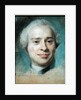 Portrait of Jean Le Rond d'Alembert 1753 by Maurice Quentin de la Tour