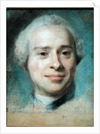 Portrait of Jean Le Rond d'Alembert 1753 by Maurice Quentin de la Tour