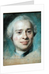 Portrait of Jean Le Rond d'Alembert 1753 by Maurice Quentin de la Tour