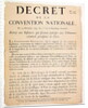 Decree of the National Convention, 24th December 1792 by French School