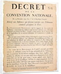 Decree of the National Convention, 24th December 1792 by French School
