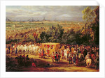 Detail of The Entry of Louis XIV and Marie-Therese of Austria in to Arras, 30th July 1667, c.1685 by Adam Frans van der Meulen