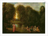 A Meeting in a Park by Jean Antoine Watteau